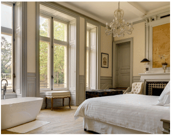 Château Appartement nr. 1- master bedroom
